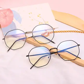 Очковые очки в оправе геометрической формы Компьютерные очки с защитой от синего света Очки для защиты глаз Очки в корейском стиле
