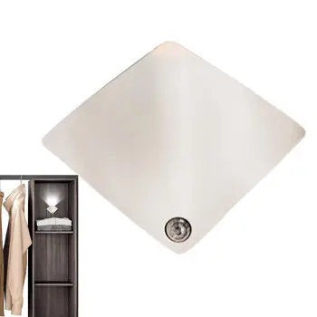 Перезаряжаемый Аккумуляторный ночник Мягкая лампа с датчиком движения в шкафу, осветительный прибор с большим диапазоном чувствительности для спален, кухонь