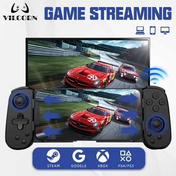 Поддержка потокового игрового контроллера VILCORN для PS4/Xbox Игровой Мобильный Геймпад С Шестиосевым Гироскопом для смартфонов Android / IOS