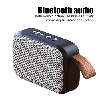 Портативные динамики Bluetooth Тканевая лента Беспроводной динамик Музыка Аудио HiFi Высококачественная звуковая коробка для всех смартфонов Xiaomi