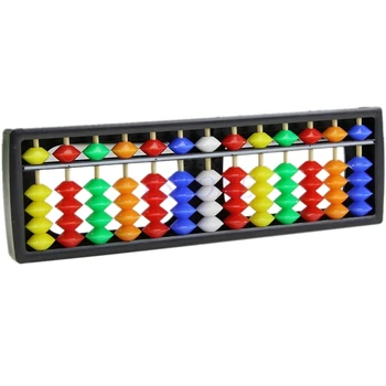 Портативный инструмент для математических расчетов Soroban с разноцветными бусинами