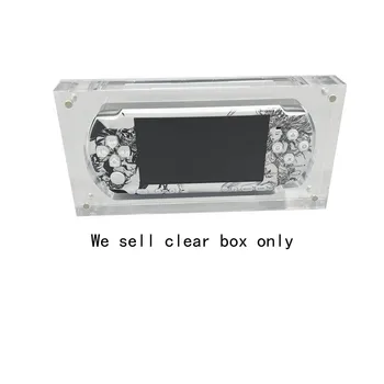 Прозрачная Магнитная акриловая коробка для хранения для игровой консоли PSP2000, psp3000, чехол, подставка для дисплея, игровые аксессуары