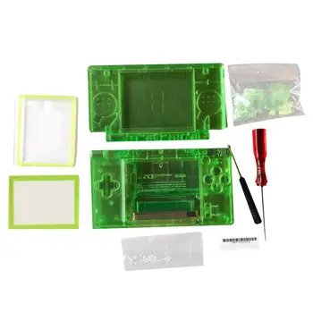 Прозрачный зеленый полностью сменный корпус, экранный объектив для Nintendo DS Lite