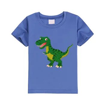 Рубашка для маленьких мальчиков и девочек, футболка с рисунком динозавров из мультфильмов, подарок на День матери, модная детская рубашка, детская футболка, забавная молодежная футболка для мальчика