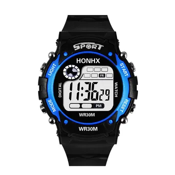 Светодиодные цифровые часы, светящиеся модные спортивные часы для мужчин, водонепроницаемые наручные часы с датой для мужчин, электронные спортивные часы