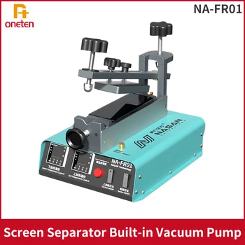 Сепаратор сита Nasan NA-FR01 Встроенный вакуумный насос Машина Для обслуживания прямого изогнутого сита Сменная Рама Поворотный инструмент