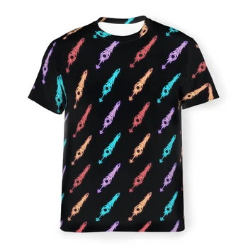 Специальная футболка Monado из полиэстера Xenoblade Chronicles, высококачественная тонкая футболка в стиле хип-хоп с коротким рукавом