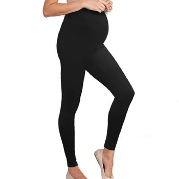 Тонкие леггинсы для беременных с высокой талией, обтягивающие для беременных, для поддержки живота, послеродовые леггинсы, облегающие брюки для фитнеса
