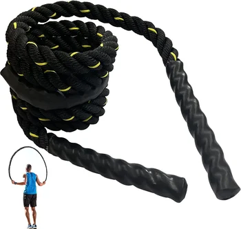 Тяжелая скакалка 2,8 /3 м Фитнес-тренировка Crossfit Battle Скакалки для повышения силы Тренажеры для похудения в тренажерном зале