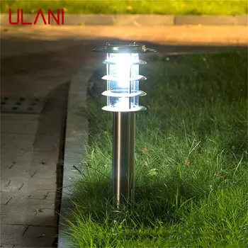 Уличная солнечная лампа для лужайки ULANI, современный светодиодный Водонепроницаемый садовый светильник для внутреннего дворика, виллы на крыльце