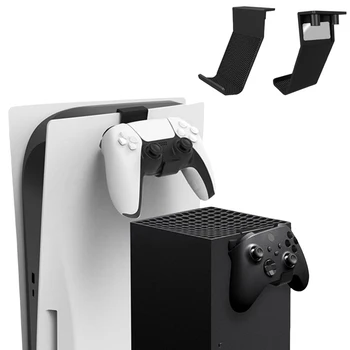 Установленный сбоку консоли кронштейн для игрового контроллера, подставка для геймпада и гарнитуры, экономия места, предотвращение падения для Xbox Series X PS5