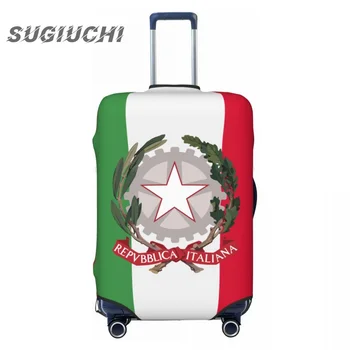 Чехол для багажа с флагом страны Италия, Аксессуары для путешествий, Эластичный Пылезащитный чехол с принтом, сумка-тележка, защитный чехол