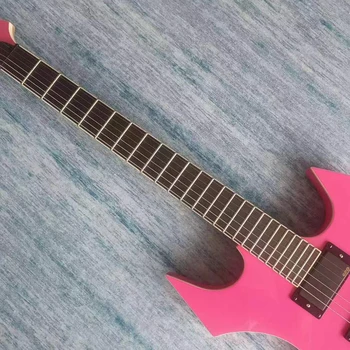 Электрогитара BC RICH OEM, накладка из розового дерева, гриф из клена, фиксированный бридж, черная фурнитура, гитара Warlock