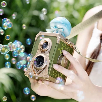 【Официальный представитель miHoYo Genshin Impact】 Плавающие Грибы Пузырьковая Камера Машина Для Мыльных Пузырей На Открытом Воздухе Свадебная Вечеринка Подарки На День Рождения Для Детей